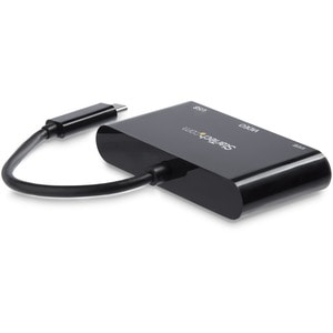 StarTech.com USB-C VGA Multiport Adapter - USB-A Port - with Power Delivery (USB PD) - USB C Adapter Converter - USB C Don