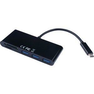 USB-C MALE TO MULTIPORT ADAPTER USB-C 3XUSBA 3.2GEN1 SD MCROSD