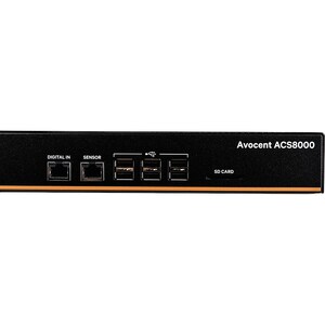Avocent ACS 8000 48-Port Serial Console Server, Single Internal AC Power Supply, 1U Chassis - 1 GB - DDR3 SDRAM - Twisted 