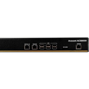 Vertiv Avocent 32-Port ACS8000 Console System with single AC Power Supply - 32 x RJ45 Serial Ports|Dual DC Power Supply, D