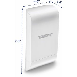 TRENDnet 10dBi Wireless N300 Outdoor PoE Pre-configured Point-to-Point Bridge Bundle Kit, Two Pre-Configured Wireless N Ac