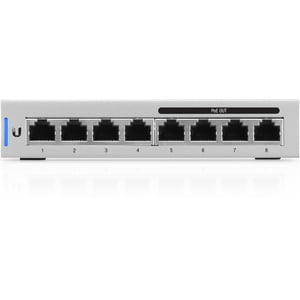 Ubiquiti UniFi US-8-60W Ethernet Switch - 8 Ports - Manageable - Gigabit Ethernet - 10/100/1000Base-T - Twisted Pair - Des