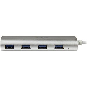 StarTech.com USB-Hub - USB - Extern - Silber, Weiß - 4 Total USB Port(s) - 4 USB 3.0 Port(s)