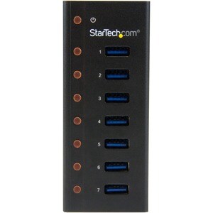 StarTech.com USB-Hub - USB - Extern - Schwarz - 7 Total USB Port(s) - 7 USB 3.0 Port(s)
