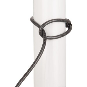The Joy Factory LockDown Key Cable Lock 6' for Tablets and Laptops - 6 ft Cable - Keyed Lock - Black - Steel - For Noteboo