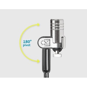 Câble de verrouillage Kensington MicroSaver Pour Ordinateur Portable - 183 cm (72,05") Câble - Fermeture à clé - Acier au 