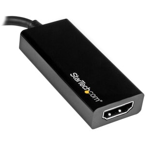 StarTech.com - USB-C to HDMI Adapter - 4K 30Hz - Black - USB Type-C to HDMI Adapter - USB 3.1 - Thunderbolt 3 Compatible -