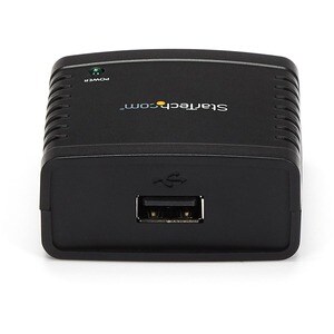 StarTech.com 10/100Mbps Ethernet to USB 2.0 Network LPR Print Server - Share a standard USB printer with multiple users ov