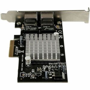 StarTech.com 2 Port Network Card - PCI Express x4 - 8 Gbit/s Data Transfer Rate - 2 Port(s) - 2 x Network (RJ-45) - Twiste