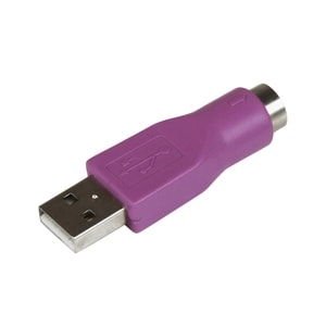 StarTech.com - Keyboard adapter - 6 pin PS/2 (F) - 4 pin USB Type A (M) - 1 x 4-pin Type A USB Male - 1 x 6-pin Mini-DIN (