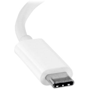 StarTech.com USB C to DVI Adapter - White - Thunderbolt 3 Compatible - 1920x1200 - USB-C to DVI Adapter for USB-C devices 