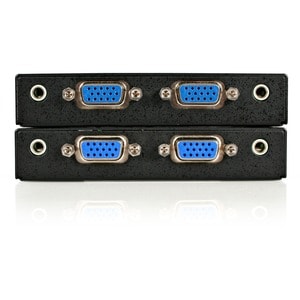 StarTech.com VGA Video Extender over Cat 5 with Audio - 1 Input Device - 4 Output Device - 45.72 m Range - 2 x Network (RJ