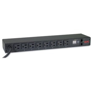 APC by Schneider Electric Rack PDU, Metered, 1U, 15A, 100/120V, (8) 5-15 - Metered - NEMA 5-15P - 8 x NEMA 5-15R - 100 V, 