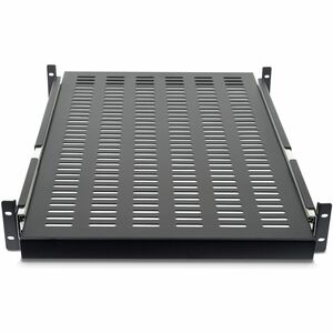 StarTech.com 2U Rack-Regal - 482,60 mm Rack Width - Schwarz - TAA-konform - Kalt gewalzter Stahl - 22,68 kg Maximale Gewic