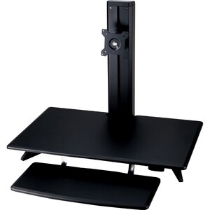 Amer Sit-Stand Integrated Desk Workstation - 33.07 lb Load Capacity - 40.4" Height x 28.3" Width x 27.2" Depth - Desktop -