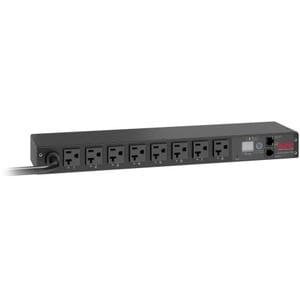 APC by Schneider Electric Rack PDU, Switched, 1U, 20A, 120V, (8)5-20 - Switched - NEMA L5-20P - 8 x NEMA 5-20R - 100 V, 12