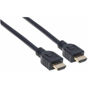 Manhattan Cable HDMI 2.0 intramuro M-M 5.0M - Extremo Secundario: 1 x 19-pin HDMI Digital Audio/Video - Male - 18Gbit/s - 