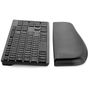 ACCO ErgoSoft Wrist Rest - TAA Compliant - Black - Leatherette - Mouse/Keyboard