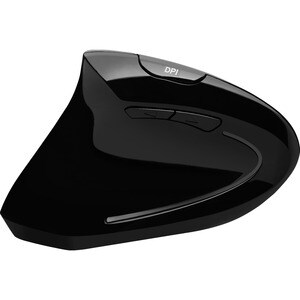 Adesso iMouse E90- Wireless Left-Handed Vertical Ergonomic Mouse - Optical - Wireless - Radio Frequency - 2.40 GHz - Black