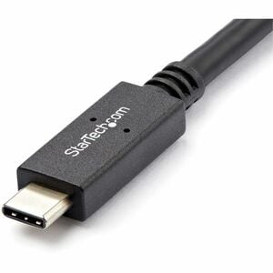 StarTech.com 1m 3 ft USB C Cable with Power Delivery (5A) - M/M - USB 3.1 (10Gbps) - USB-IF Certified - USB Type C Cable -