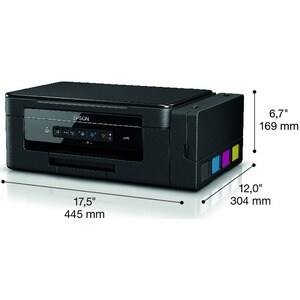 Epson L395 Wireless EcoTank Inkjet Multifunction Printer - Color - Copier/Printer/Scanner - 33 ppm Mono/15 ppm Color Print