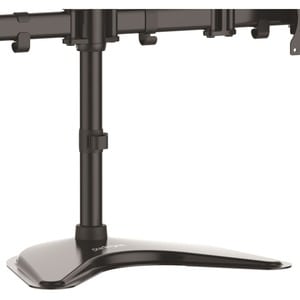 StarTech.com Quad Monitor Stand, Crossbar, Steel, Monitors up to 27" (17.6lb/8kg), VESA Monitor, Computer Monitor Stand, M