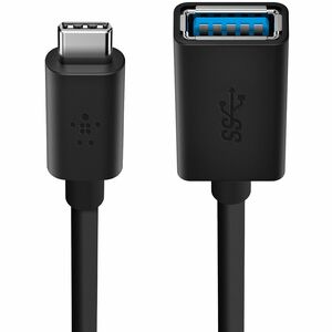 Belkin Sync/Charge USB Data Transfer Cable - 6" USB Data Transfer Cable for Flash Drive, Keyboard, Mouse - First End: 1 x 