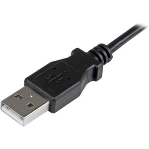 StarTech.com 0.5 m Right Angle Micro USB Cable - Charge and Sync Cable - USB to Micro USB - 24 AWG - Cable for Tablet, Not