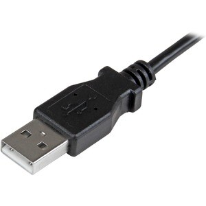 StarTech.com 0.5 m Right Angle Micro USB Cable - Charge and Sync Cable - USB to Micro USB - 24 AWG - Cable for Tablet, Not