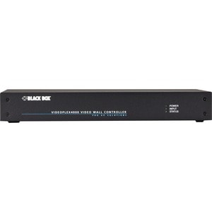 Black Box VideoPlex4000 Video Wall Controller - 4K, HDMI - 3840 × 2160 - 4K - 3 x 4 - Display, Camera - 4 x HDMI Out - 2 x