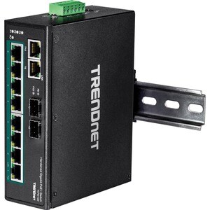 TRENDnet TI-PG102 10 Ports Ethernet Switch - Gigabit Ethernet - 1000Base-T, 1000Base-X - New - TAA Compliant - 2 Layer Sup