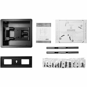 Kanto R300 Wall Mount for TV - Black - 1 Display(s) Supported - 55" Screen Support - 80 lb Load Capacity - 400 x 400, 100 