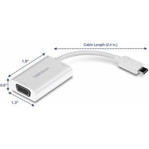 Adaptateur graphique TRENDnet TUC-VGA2 - USB Type C
