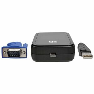 Tripp Lite series B032-VU1 KVM Console to USB 2.0 Portable Laptop Crash Cart Adapter - 1 Computer(s) - 1 Local User(s) - 0