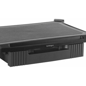 StarTech.com Adjustable Monitor Riser, Large, Drawer, Monitors up to 32" (22lb/10kg), Adjustable Height, Desk Monitor Stan