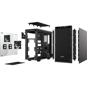 be quiet! Pure Base 600 Computer Case - ATX Motherboard Supported - Mid-tower - Steel, Acrylonitrile Butadiene Styrene (AB