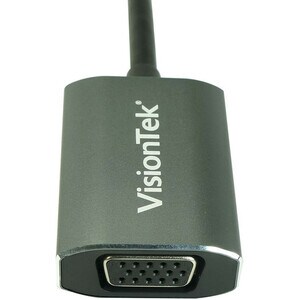 VisionTek Mini DisplayPort to VGA Active Adapter (M/F) - 7" Mini DisplayPort/VGA Video Cable for Monitor, Video Device, Co