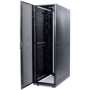 APC by Schneider Electric NetShelter SX 42U Floor Standing Rack Cabinet for Server - 482.60 mm Rack Width - Black - 1022.7