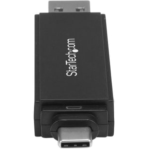 Star Tech.com USB 3.0 Memory Card Reader for SD and microSD Cards - USB-C and USB-A - Portable USB SD and microSD Card Rea