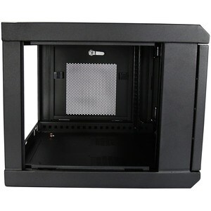 StarTech.com Armadio Rack 19" 6U a Muro - Server Rack 19 Pollici a 2 Montanti Ventilato con Ripiano 1U per Switch/Disposit
