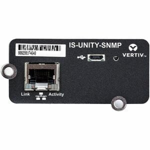 Vertiv Liebert IntelliSlot Unity - SNMP - Network Card | Remote Monitoring Adapter (IS-UNITY-SNMP) - IntelliSlot