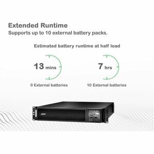 APC Smart-UPS On-Line, 1500VA, Tower, 120V, 6x 5-15R NEMA outlets, SmartSlot, Extended runtime, W/O rail kit - Rack-mounta