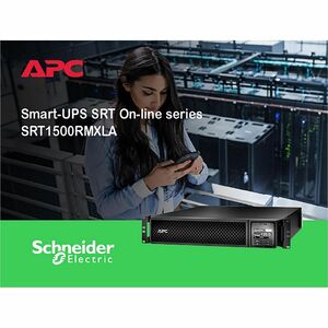 APC Smart-UPS On-Line, 1500VA, Rackmount 2U, 120V, 6x NEMA 5-15R outlets, SmartSlot, Extended runtime, W/ rail kit - 2U Ra