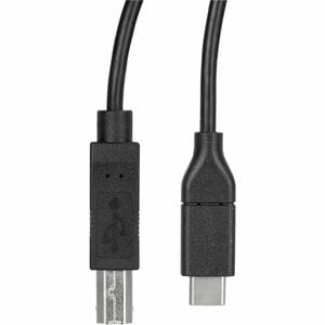 StarTech.com 0.5m USB C to USB B Printer Cable - M/M - USB 2.0 - USB C to USB B Cable - USB C Printer Cable - USB Type C t