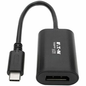 Eaton Tripp Lite Series USB-C to Displayport 4K 60Hz Adapter, Black - 1 x DisplayPort - Mac, Chrome OS