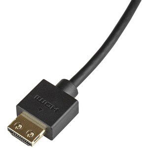 StarTech.com 6.6ft (2m) Slim HDMI 2.0 Cable, 4K 60Hz High Speed HDMI Cable w/ Ethernet, HDR10, HDMI Cord, M/M Gripping Con