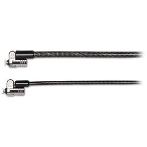 Kensington MicroSaver Cable Lock For Notebook - Keyed Lock - Silver - Carbon Steel - For Notebook