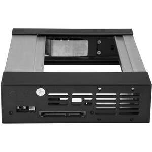 StarTech.com 5.25 to 3.5 Hard Drive Hot Swap Bay - Trayless - Aluminum - For 3.5" SATA/SAS Drives - Front Mount - SAS/ SAT