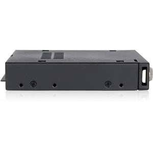 Icy Dock MB601VK-B Drive Bay Adapter for 3.5" - U.2 (SFF-8639) Host Interface Internal - Matte Black - 1 x Total Bay - 1 x