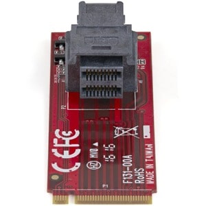 StarTech.com U.2 to M.2 Adapter for U.2 NVMe SSD - M.2 PCIe x4 Host Interface - U.2 SSD SFF-8643 Adapter - M2 PCIe Adapter